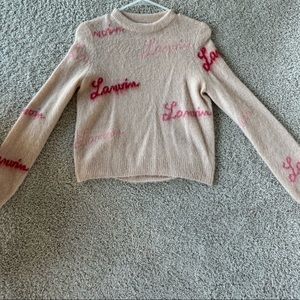 Pink Cashmere Lanvin Sweater